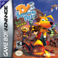 Ty the Tasmanian Tiger 3 GameBoy Advance  box art